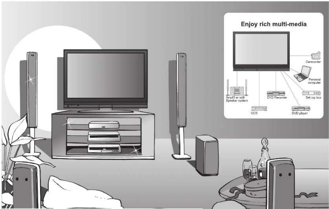 PANASONIC Viera TH-50PX71E - Experience an amazing level of multi-media excitement - 1