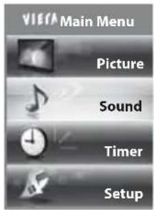 PANASONIC Viera TX-PF42S30 - Select [Sound] - 1