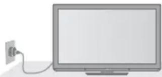 PANASONIC Viera TX-PF42S30 - Handling the mains plug and lead - 2