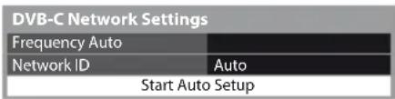 PANASONIC Viera TX-PF42S30 - [DVB-C Network Settings] - 1
