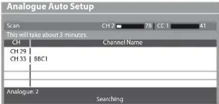 PANASONIC Viera TX-PF42S30 - [Analogue Auto Setup] - 1