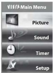PANASONIC Viera TX-PF42S30 - Select the menu - 1