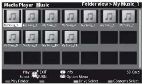 PANASONIC Viera TX-PF42S30 - ■ Playback from File view - 2