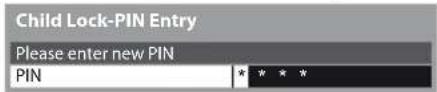 PANASONIC Viera TX-PF42S30 - Enter the PIN number (4 digits) - 1