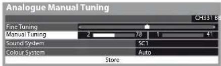 PANASONIC Viera TX-PF42S30 - [Manual Tuning] - 1