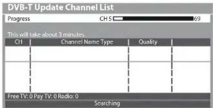PANASONIC Viera TX-PF42S30 - Update DVB channel automatically [Update Channel List] - 1