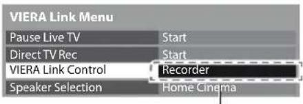 PANASONIC Viera TX-PF42S30 - Select the equipment you want to access - 1