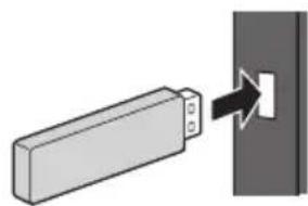 PANASONIC Viera TX-P50VT50J - To insert or remove the SD Card / USB Flash Memory - 1