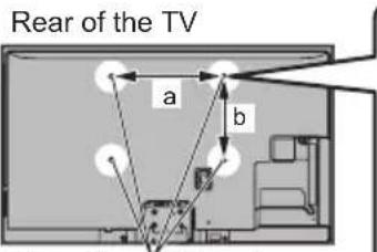 PANASONIC Viera TX-P50VT50J - Wall-hanging bracket - 4