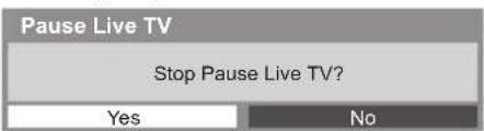 PANASONIC Viera TX-P50VT50J - ■ To return to current TV (Stop playback of [Pause Live TV] / cancel pause) - 3