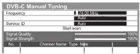 PANASONIC Viera TX-P50VT50J - Enter the frequency - 1