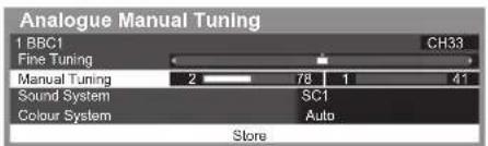 PANASONIC Viera TX-P50VT50J - [Manual Tuning]: - 1