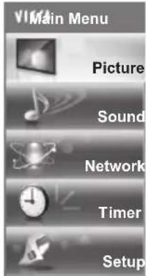 PANASONIC Viera TX-P50VT50J - Select the menu - 1