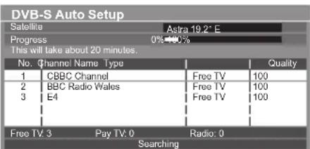 PANASONIC Viera TX-P50VT50J - Start Auto Setup (Settings are made automatically) - 3