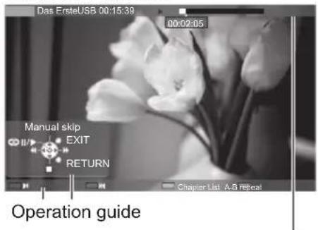 PANASONIC Viera TX-P50VT50J - ■ How to operate in the playback - 1