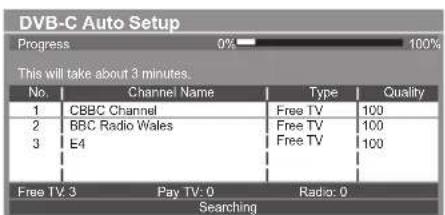 PANASONIC Viera TX-P50VT50J - DVB-C Auto Setup - 3