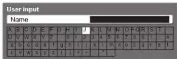 PANASONIC Viera TX-P50C10E - ■Enter characters by free input menu - 1