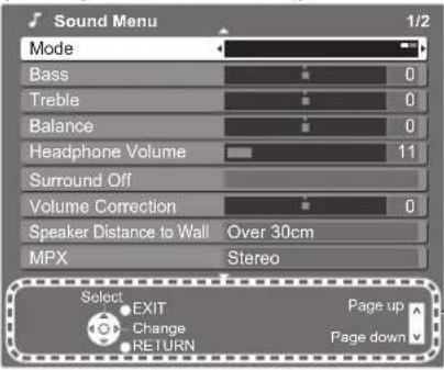 PANASONIC Viera TX-P50C10E - ON SCREEN HELP Instructions box - Operation guide - 1
