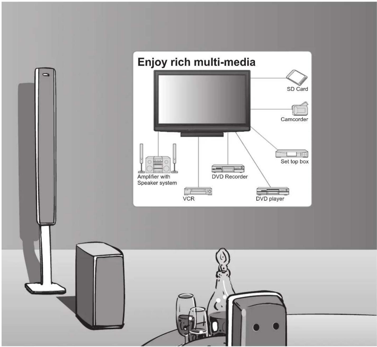 PANASONIC Viera TX-P50C10E - media excitement - 1