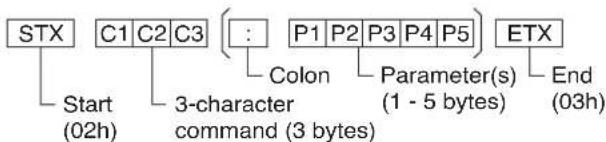 PANASONIC TH-42PWD7ES - Basic format for control data - 1