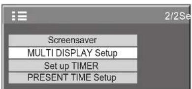PANASONIC TH-42PWD7ES - How to Setup MULTI DISPLAY - 4