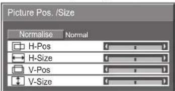 PANASONIC TH-42PWD7ES - On-Screen Menu Displays - 15