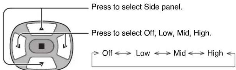 PANASONIC TH-42PWD7ES - Side Panel Adjustment - 3