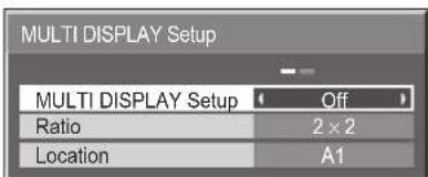 PANASONIC TH-42PWD7ES - How to Setup MULTI DISPLAY - 6