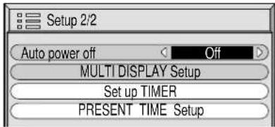 PANASONIC TH-42PWD6BX - PRESENT TIME Setup / Set up TIMER - 5