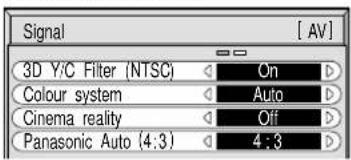 PANASONIC TH-42PWD6BX - On-Screen Menu Displays - 18