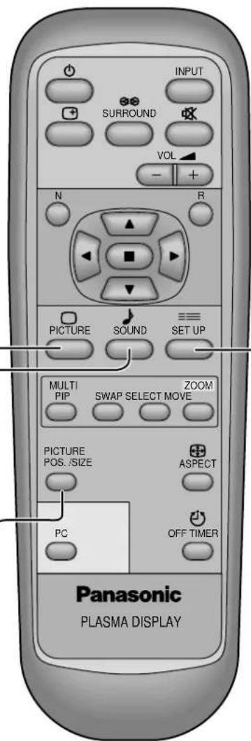PANASONIC TH-42PWD6BX - On-Screen Menu Displays - 7