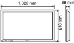 PANASONIC TH-42PWD6BX - Specifications - 1