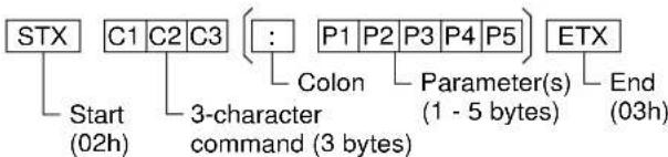 PANASONIC TH-42PWD6BX - Basic format for control data - 1