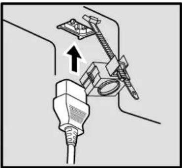 PANASONIC TH-42PWD6BX - Mains lead connection - 2