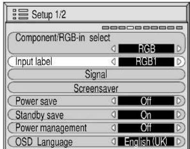 PANASONIC TH-42PWD6BX - Customizing the Input labels - 2