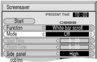 PANASONIC TH-42PWD6BX - Setup of Screensaver Time - 3