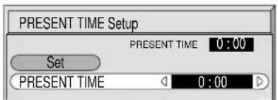 PANASONIC TH-42PWD6BX - PRESENT TIME Setup - 2