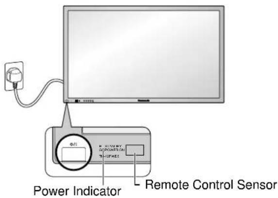 PANASONIC TH-42PWD6BX - Plasma Display On/Off - 1