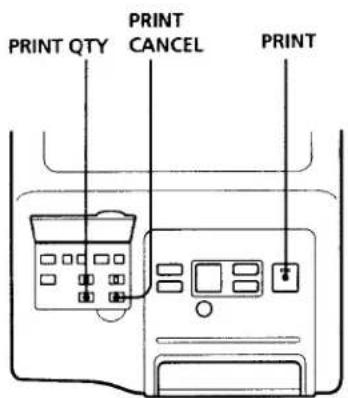 PRINT QTY PRINT CANCEL PRINT