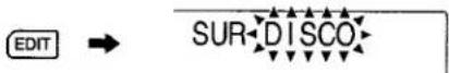 SONY XDP-766EQ - Selecting the Surround Menu - 1