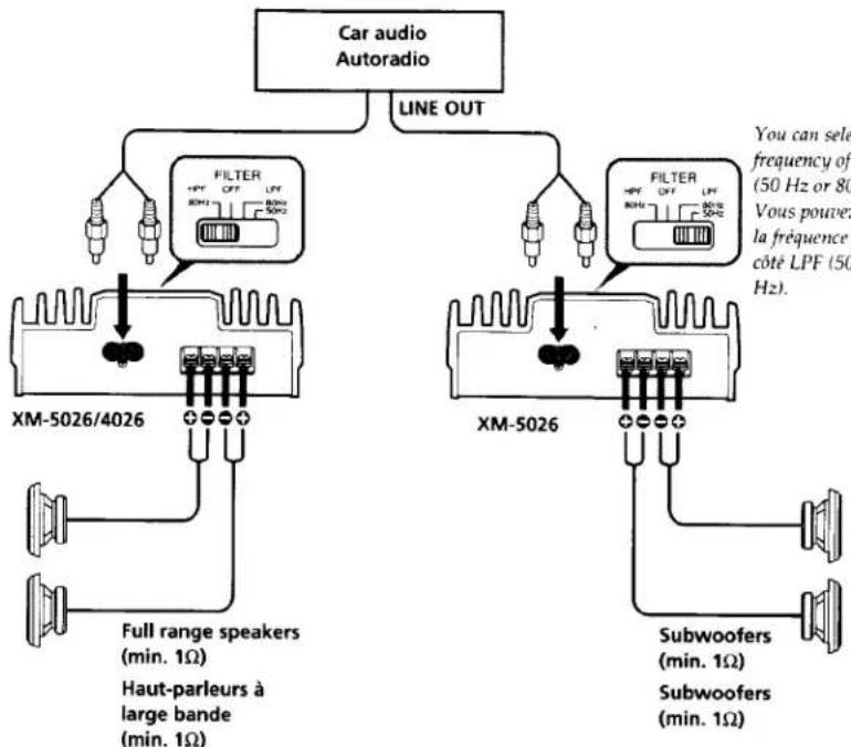SONY XM-3026 - Système à 2 voies - 1