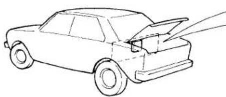 SONY XM-600 - TRUNK INSTALLATION - 1