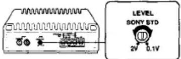 PEGEL SONY STD 2V 0.1V