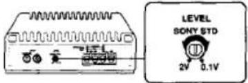 LEVEL SONY STD 2V 0.1V