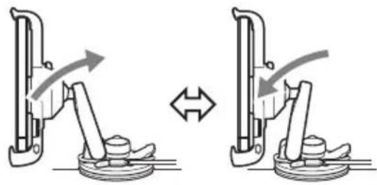 SONY XDP-MU110 - To adjust the angle of the cradle - 1