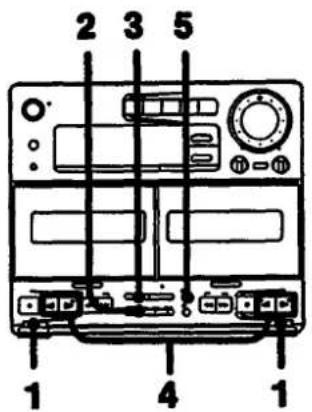 SONY MHC-C70 - Insertion d'un espace blanc pendant l'enregistrement - 2