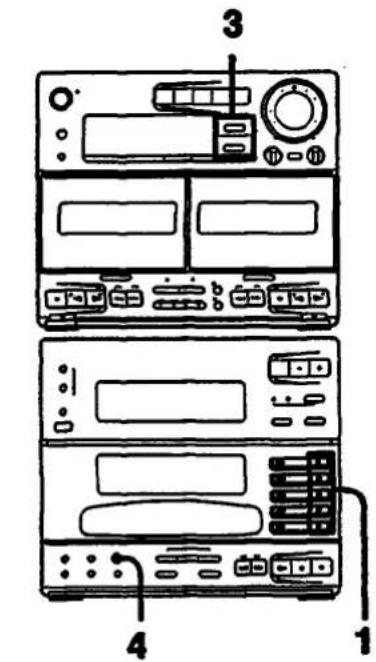 SONY MHC-C70 - Pour effacer la mémoire de disque - 1