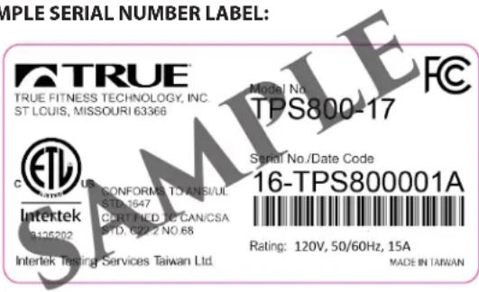 True Performance 800 - PLEASE RETAIN THIS PORTION FOR YOUR RECORDS - 2