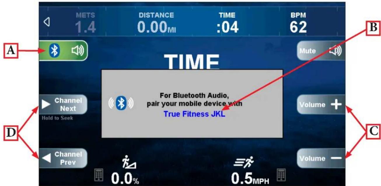 True Performance 800 - Bluetooth Audio (During Workout): - 1