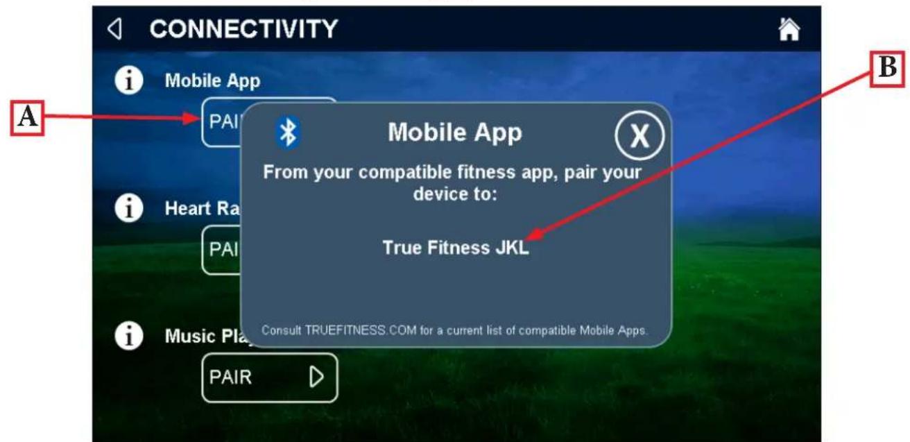 True Performance 800 - Mobile Fitness App Pairing: - 1